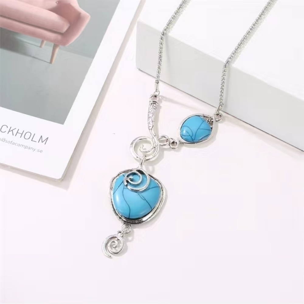 🧿 NEW TURQUOISE STONE NECKLACE